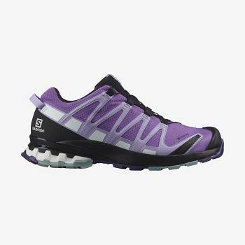 Salomon XA PRO 3D v8 GORE-TEX Women's Waterproof Shoes Purple | NZ-O2419
