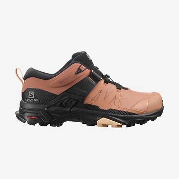 Salomon X ULTRA 4 GORE-TEX Women's Waterproof Shoes Brown | NZ-O1131