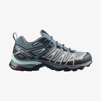 Salomon X ULTRA PIONEER CLIMASALOMON™ Women's Waterproof Shoes Green | NZ-N2513